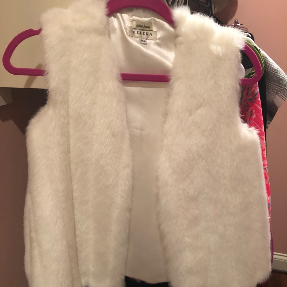 White Fur Vest